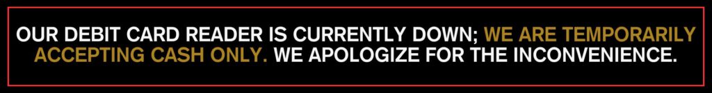 Gage Debit Card Reader Down