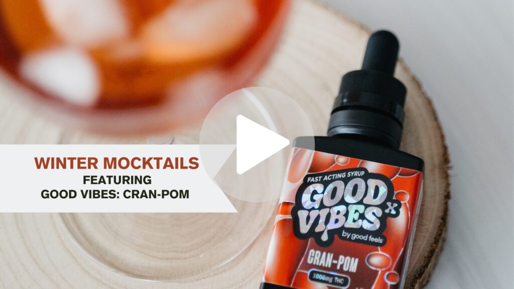 Winter Mocktails Featuring Good Vibes: Cran-Pom Video. Click Here.