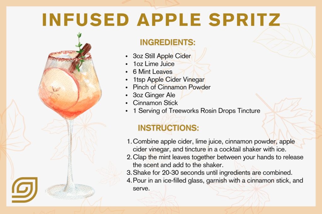 Infused Apple Spritz Mocktail