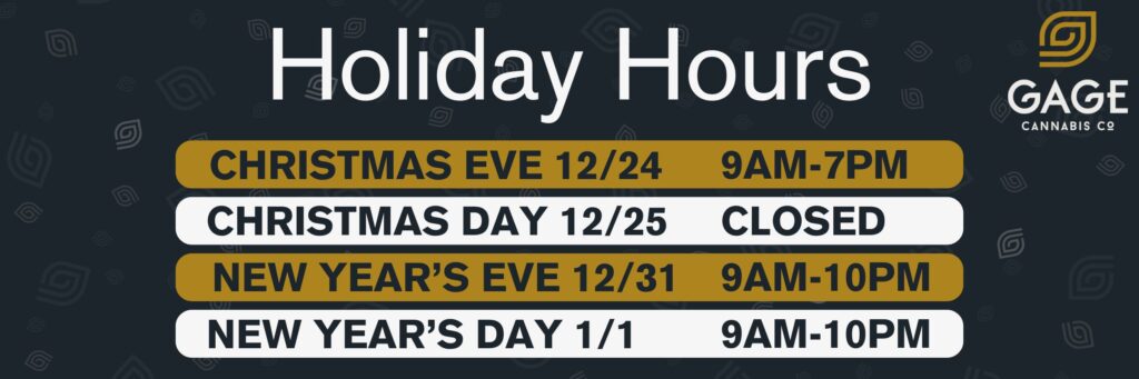 Holiday Hours: Christmas Eve 12/24: 9am-7pm. Christmas Day 12/25 Closed. New Year's Eve 9am-10pm. New Year's Day 9am-10pm.